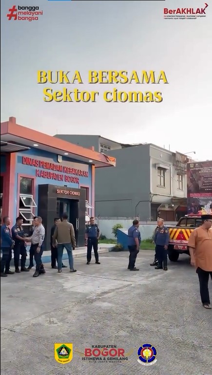 Kegiatan Buka Bersama dan Berbagi Takjil di Sektor Ciomas